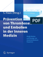 Praevention Von Thrombosen Und Embolien in Der Inneren Medizin