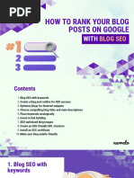 Blog SEO: How To Rank Your Blog Posts On Google