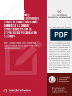 Experiencias de Comercialización y Distribución de Alimentos Desde La Economía Social, Solidaria y Popular Desarrolladas Por La Universidad Nacional de Quilmes