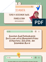 Aksi Nyata: Topik 4 Assesment Awal Pembelajarn