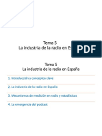 La industria radiofónica en España