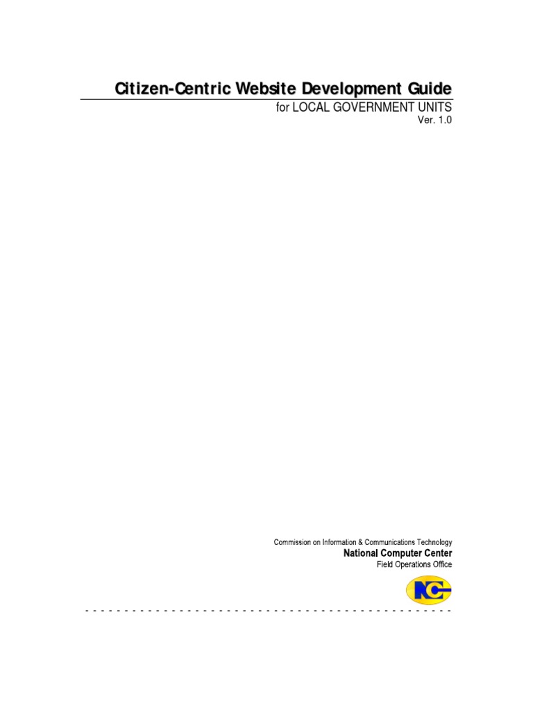 Guidecitizencentricsite | PDF | Hyperlink | Websites