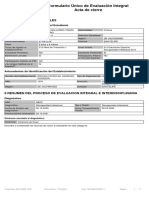 Evaluación integral estudiante discapacidad