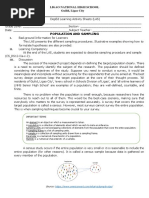 LAS 9 Population and Sampling 1