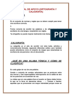 MATERIAL DE APOYO ORTOGRAFIA y Redacción Infotep