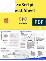 Javascript Cheat Sheet: Credit - Ilovecoding