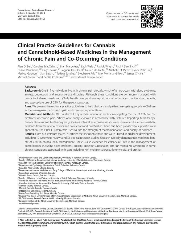Clinical Practice Guidelines For | PDF