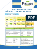 Genética I: Terminología Básica, Leyes de Mendel