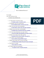 Zero Conditional Exercise 1: May Be Freely Copied For Personal or Classroom Use