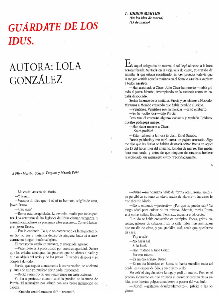 Guárdate de Los Idus | PDF