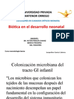 Biótica en El Desarrollo Neonatal: Universidad Privada Antenor Orrego