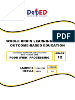 Whole Brain Learning System Outcome-Based Education: Food (Fish) Processing