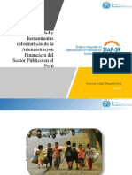 Normatividad y Herramientas Informáticas de La Administración Financiera Del Sector Público en El Perú