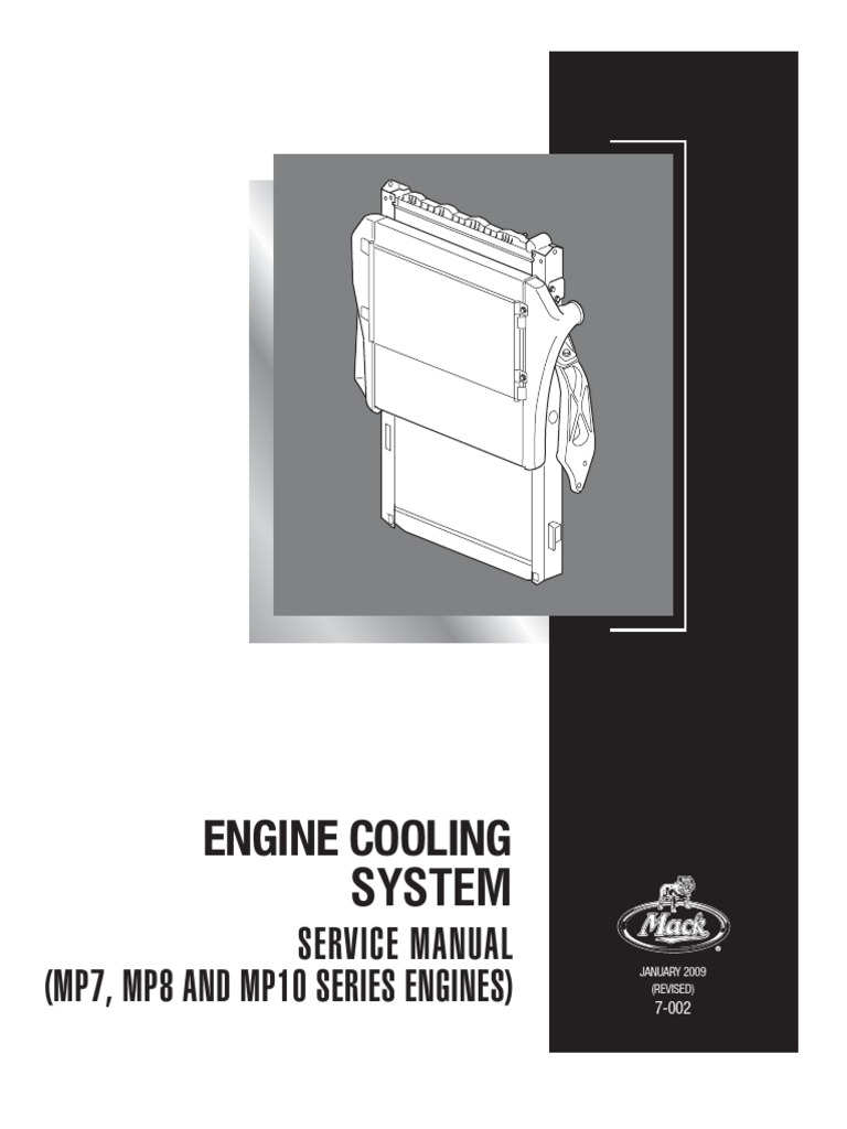 Engine Cooling System Service Manual (Mp7, Mp8 and Mp10 Series Engines) PDF Pound (Mass