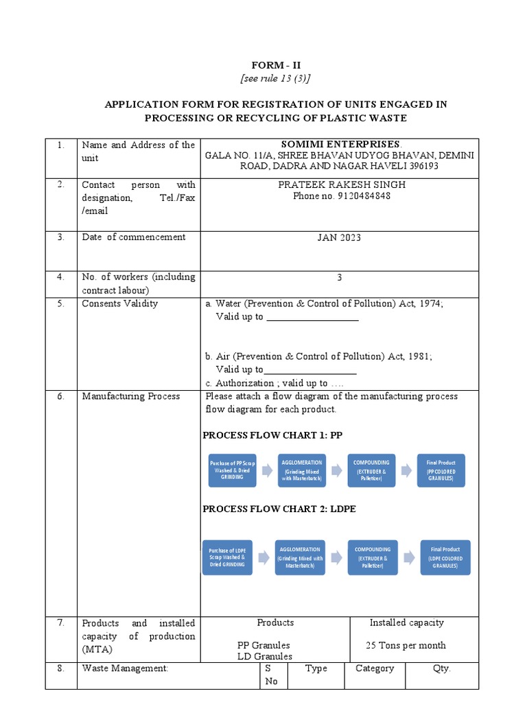 PWM Forms2 PDF Waste Waste Management