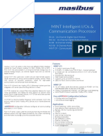 Masibus MINT IOs-MINT CP - R4F - 1219 - MINT Intelligent IOs & Communication Processor