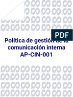 Política de Comunicación