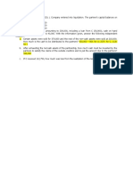 Problem 4: On January 1, 2020, L Company Entered Into Liquidation. The Partner's Capital Balances On