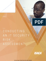 Conducting An It Security Risk Assessment: Personal Copy of Nelsy Flores (ISACA ID: 1347064)