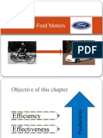 Ford Motors: Early Management Ideas
