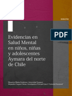 Evidencias en Salud Mental en Niños, Niñas y Adolescentes Aymara Del Norte de Chile