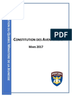 2017 Constitution Des Aventuriers Fédération Du Québec - Mars 2017