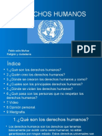 Derechos Humanos: Pablo Solís Muñoz Religión y Ciudadanía