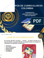Tipos de currículum en Colombia