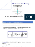 Universidad Autónoma de Santo Domingo: Área en Coordenadas Polares