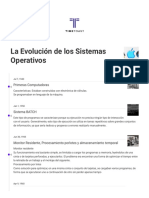 La Evolución de los Sistemas Operativos timeline _ Timetoast timelines