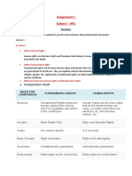 Assignment 1 Subject:-HR1: Comparison Chart