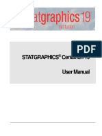 Statgraphics19 - User Manual