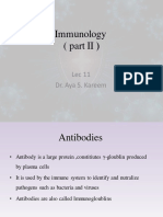 Immunology ( (Part II: Lec 11 Dr. Aya S. Kareem