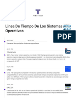 Linea de Tiempo de Los Sistemas Operativos Timeline - Timetoast