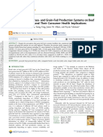 E Ffects of Multiple Grass-And Grain-Fed Production Systems On Beef Fatty Acid Contents and Their Consumer Health Implications