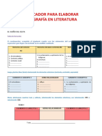 Planificador para Elaborar Monografía en Literatura