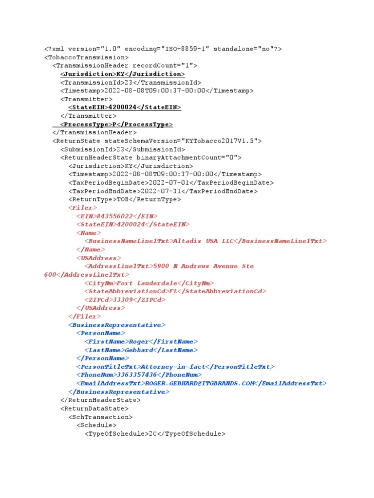 Allc Ky State Taxable Tax File Otp Jul 2022 PDF Habits Smoke