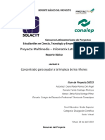 Proyecto Multimedia - Infomatrix Latinoamérica: Concentrado para Ayudar A La Limpieza de Los Riñones