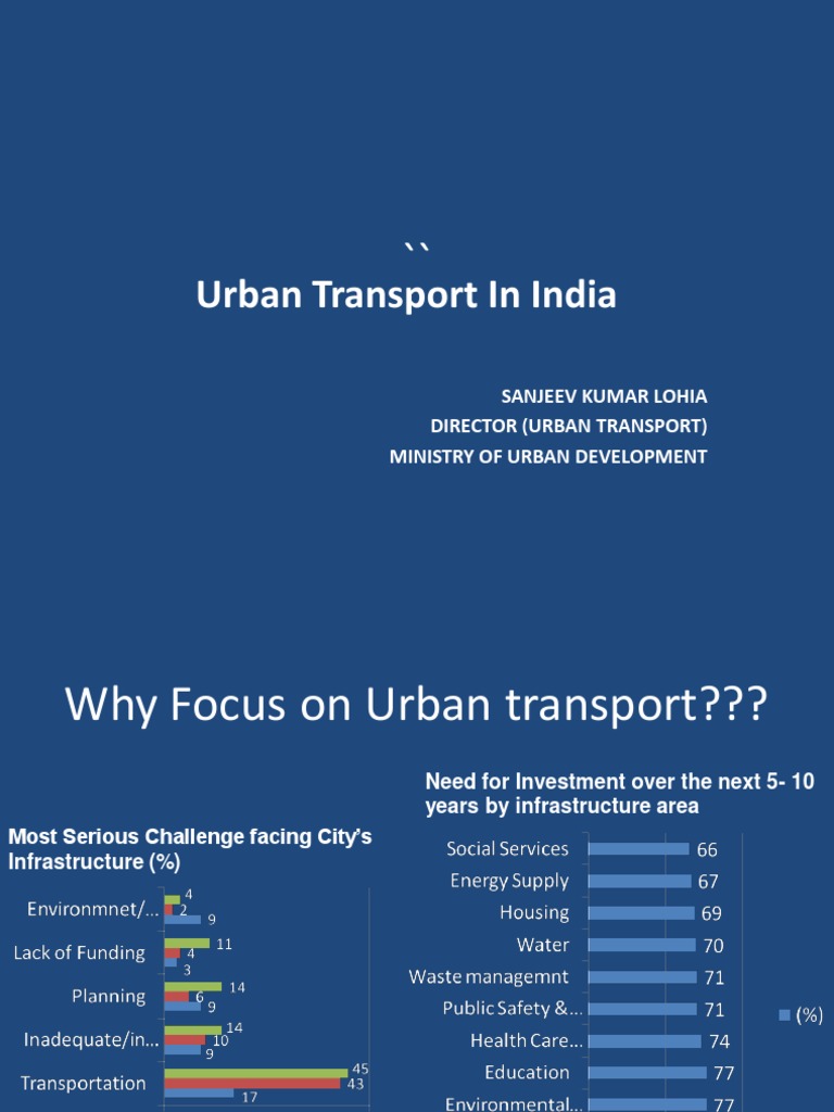 Urban Transport Challenges in India | PDF | Public Transport | Public ...