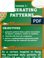 Generating Patterns: Lesson 1