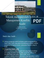 Teknik Memperoleh Bukti & Manajemen Konflik Dalam Audit: Tim Dosen Auditing Universitas Padjadjaran 2021