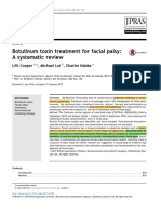 Botulinum Toxin Treatment For Facial Palsy: A Systematic Review