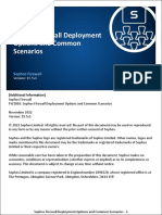 Sophos Firewall Deployment Options and Common Scenarios