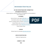 Programa de Investigación Formativa: Informe Estadistico