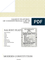 Salient Features of Constitutional Law of India