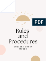 Rules and Procedures Manual