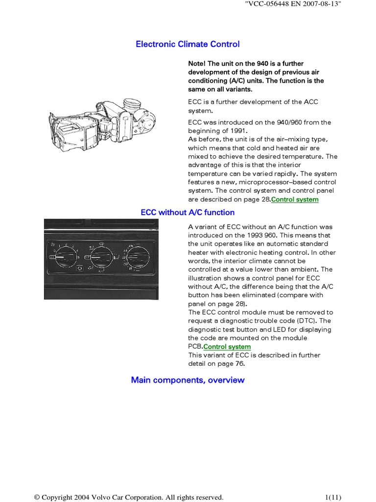 ECC en Airco PDF Air Conditioning Electrical Resistance And