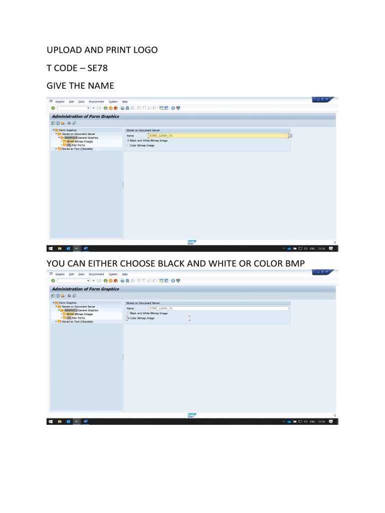 Smartforms 001 upload and print logo pdf