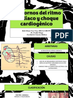 Trastornos Del Ritmo Cardíaco y Choque Cardiogénico