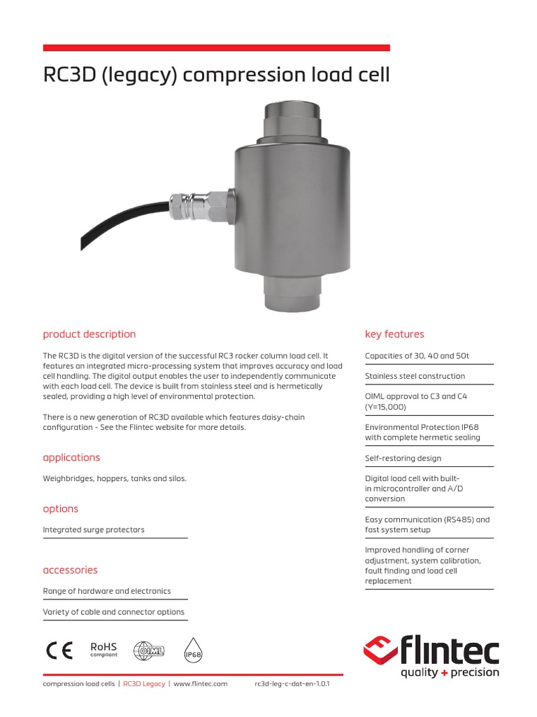 rc3d Leg Datasheet en | Download Free PDF | Electronics | Computer ...